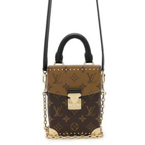 Louis Vuitton Monogram Reverse Camera Handbag Black s - Picture 1 of 8